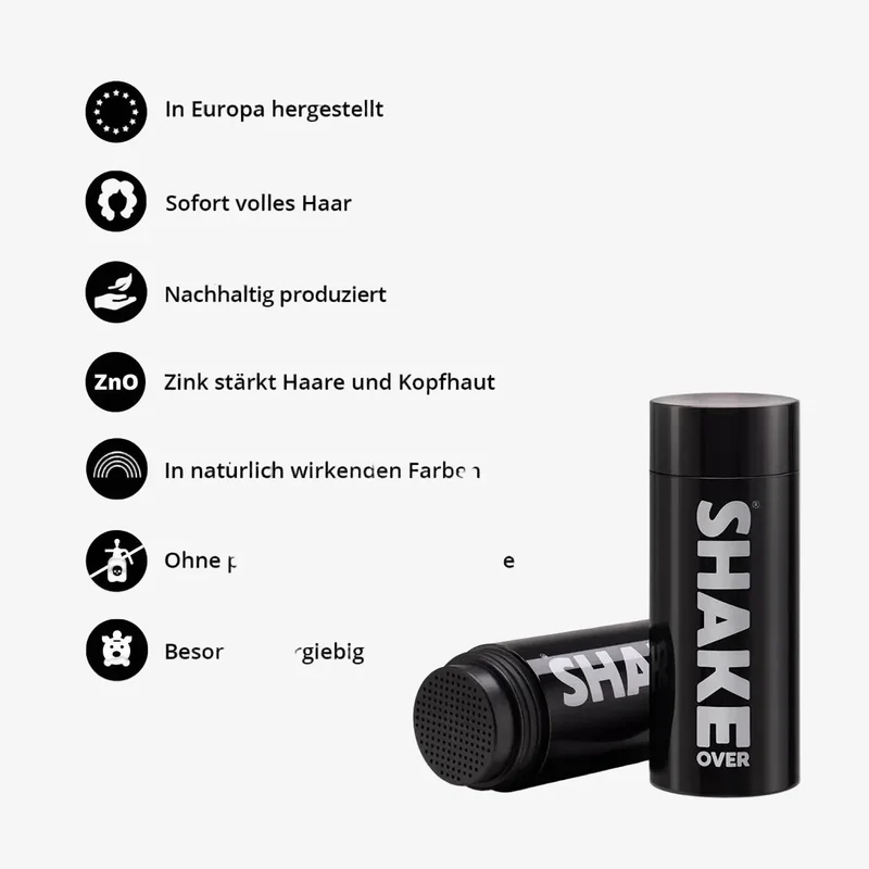 SHAKE OVER Fibre per Capelli con Zinco