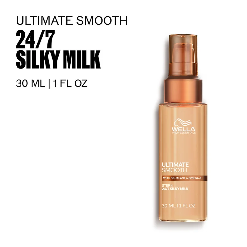 Wella Ultimate Smooth Silky Milk 30ml - leave - in capelli crespi