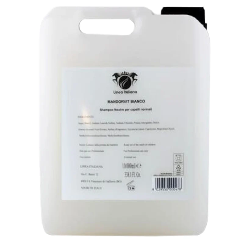Fustino Di Shampoo alla Mandorla 10 Litri Mandorvit Bianco