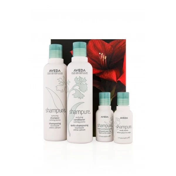 aveda shampure aromatic essentials cofanetto regalo 4 pezzi