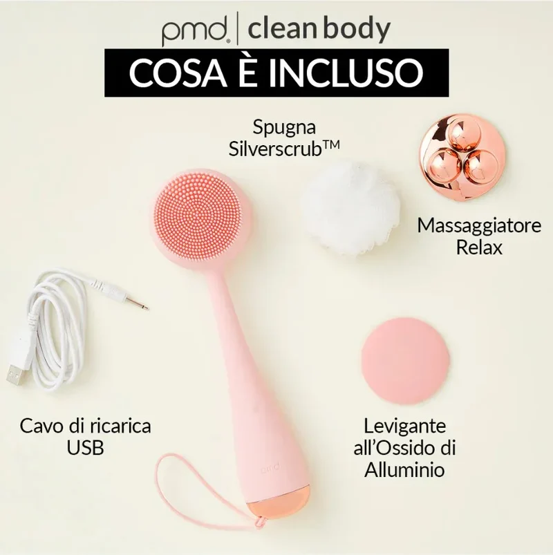 PMD Beauty Clean Body Spazzola Corpo 3in1