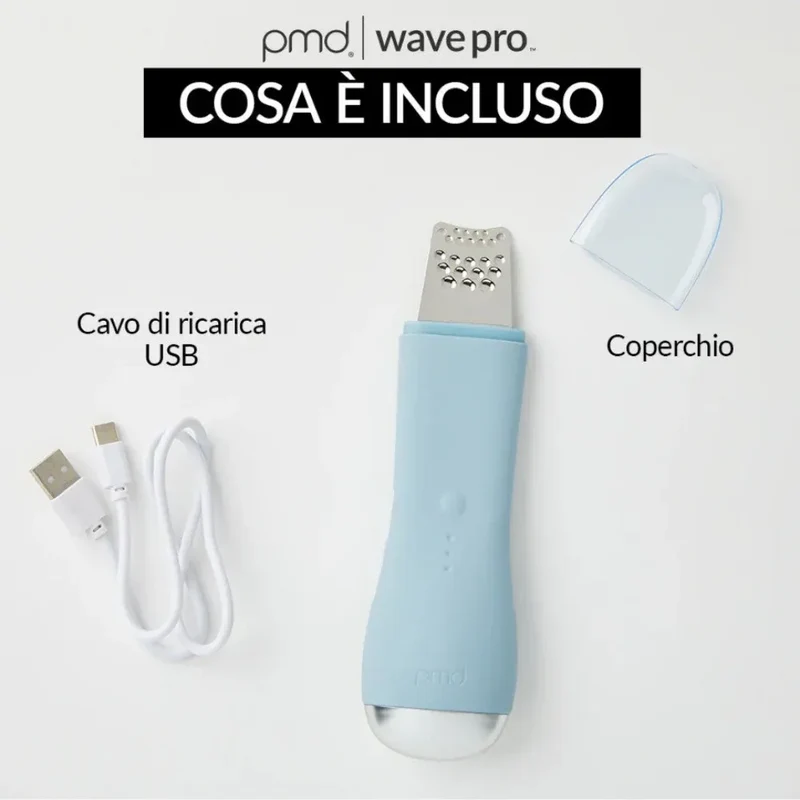 PMD Beauty Wave Pro Spatola Ultrasuoni EMS Viso