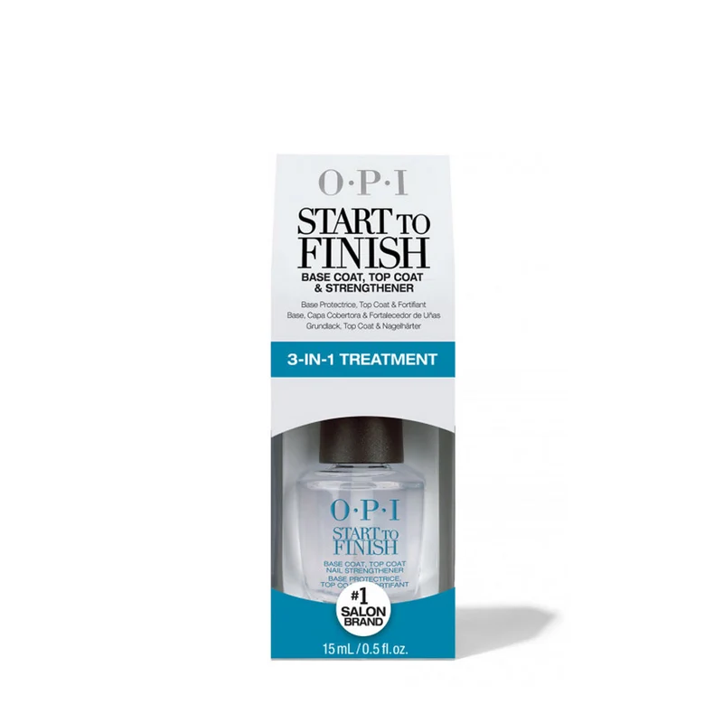 OPI Nail Lacquer NTT71 Start To Finish 3in1 15ml - rafforzante base e top coat