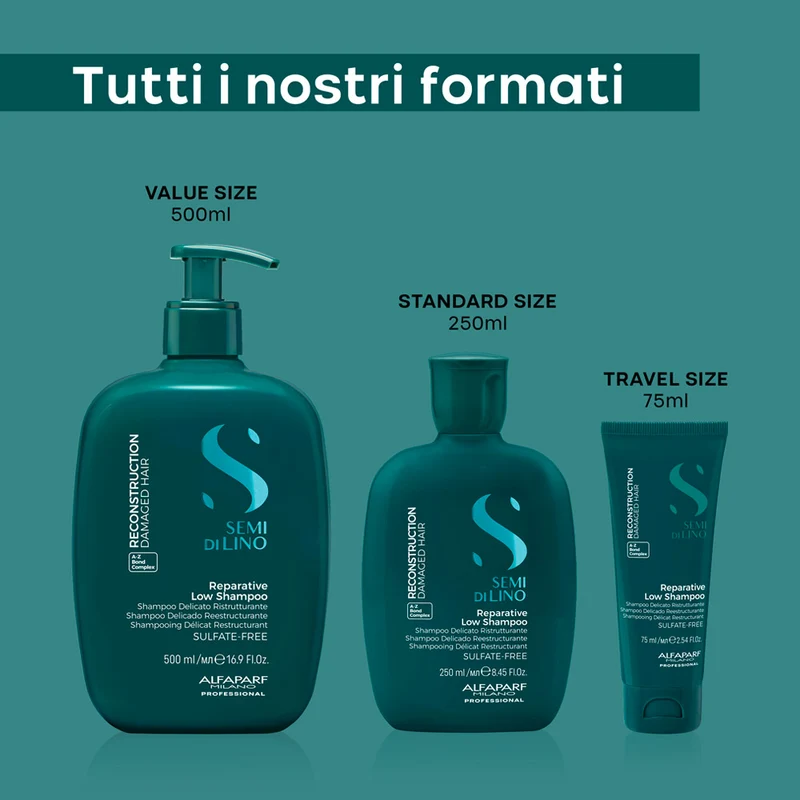 Alfaparf Reconstruction Reparative Shampoo 75ml - shampoo riparatore