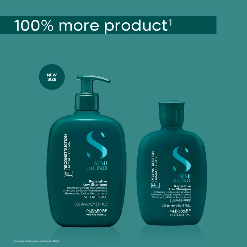 Alfaparf Milano Semi di Lino Reconstruction Reparative Low Shampoo 500ml - shampoo delicato ristrutturante