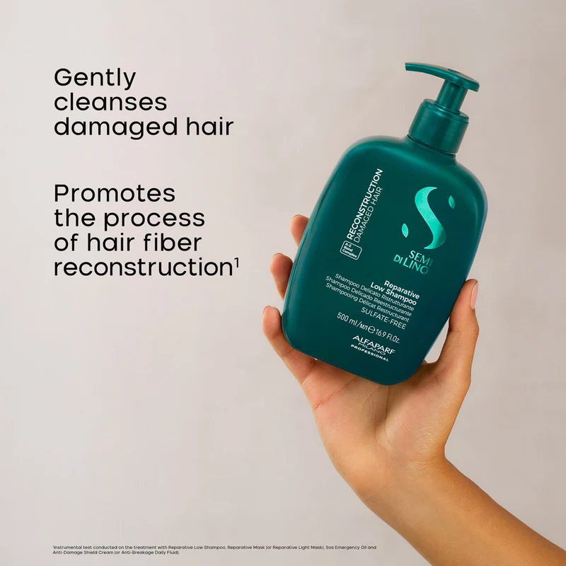 Alfaparf Milano Semi di Lino Reconstruction Reparative Low Shampoo 500ml - shampoo delicato ristrutturante