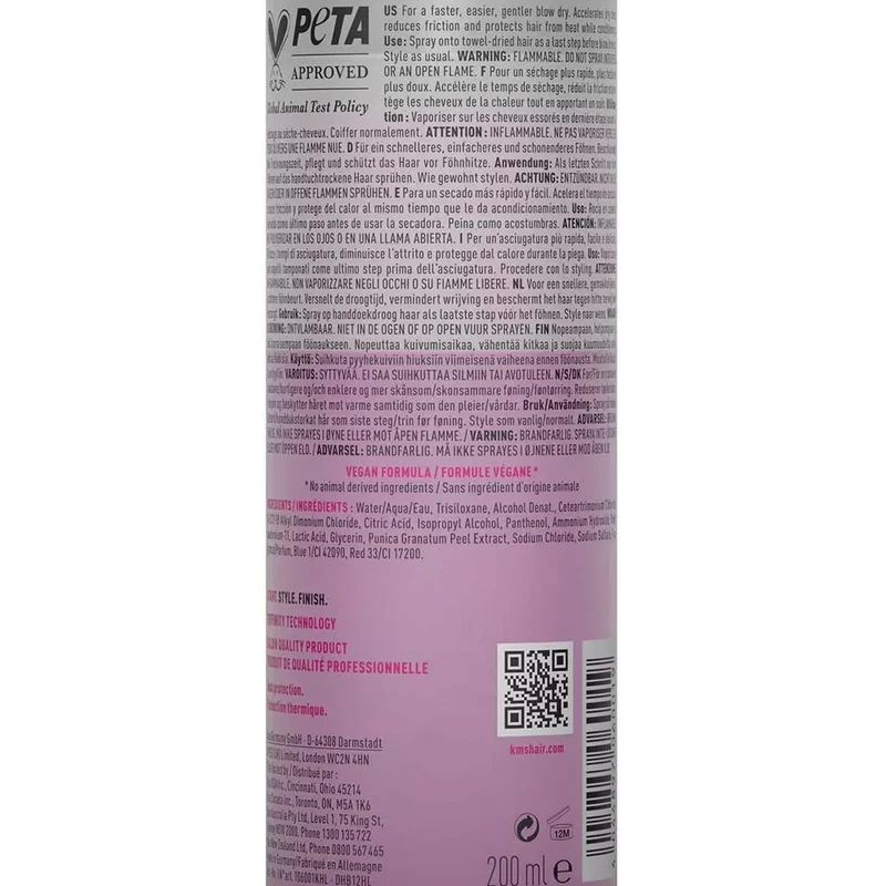 KMS Thermashape Quick Blow Dry 200ml - trattamento multiuso