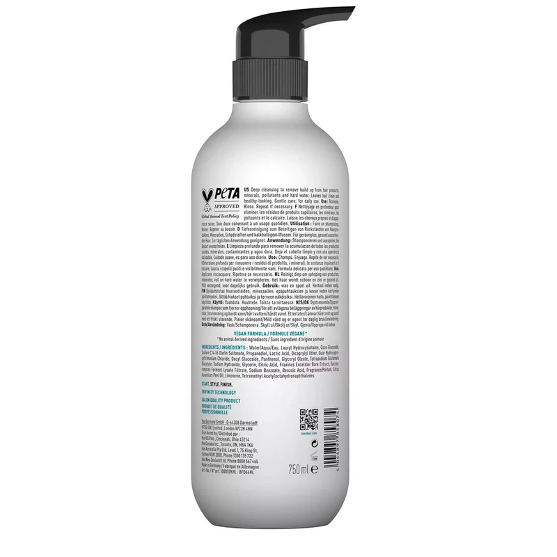 KMS Head Remedy Deep Cleanse Shampoo 750ml - shampoo pulizia profonda