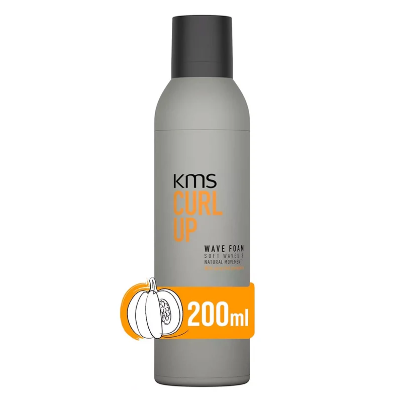 KMS Curl Up Wave Foam 200ml - schiuma definizione onde