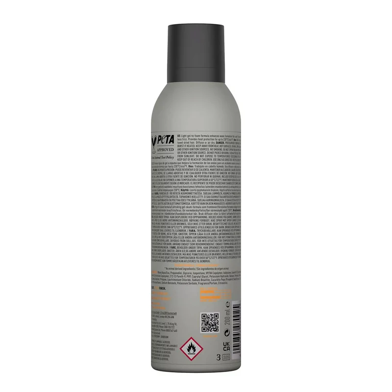 KMS Curl Up Wave Foam 200ml - schiuma definizione onde