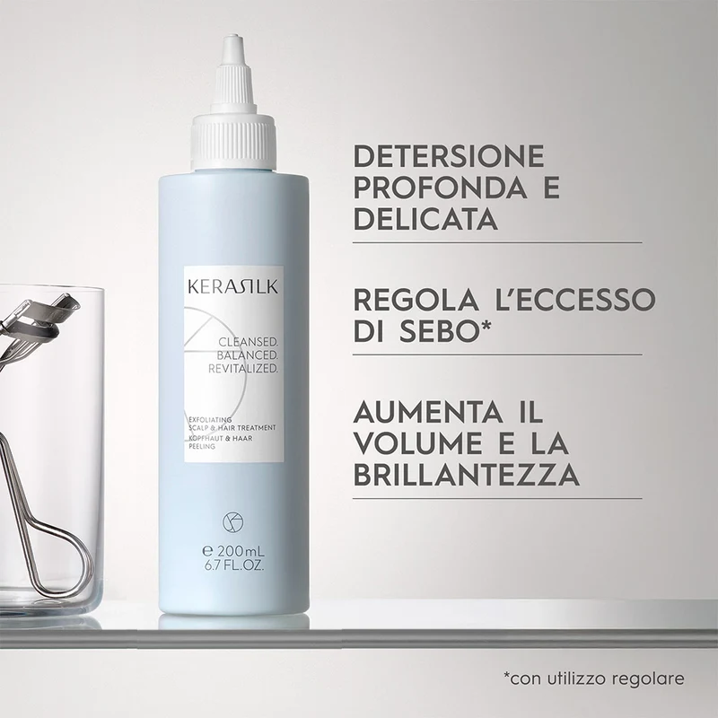 Kerasilk Exfoliating Scalp Treatment 200ml - pre-shampoo esfoliante