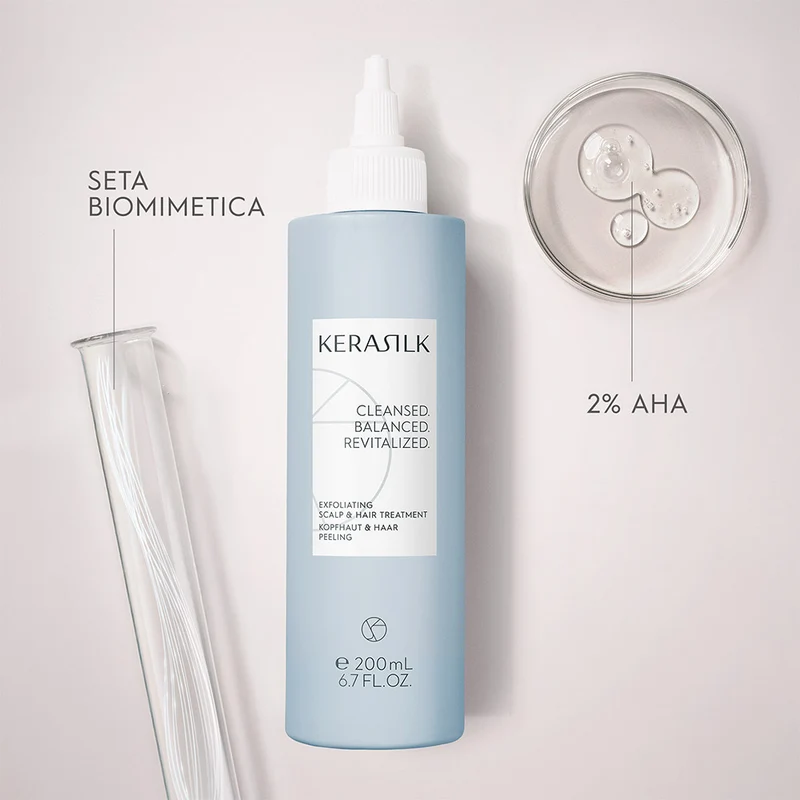 Kerasilk Exfoliating Scalp Treatment 200ml - pre-shampoo esfoliante