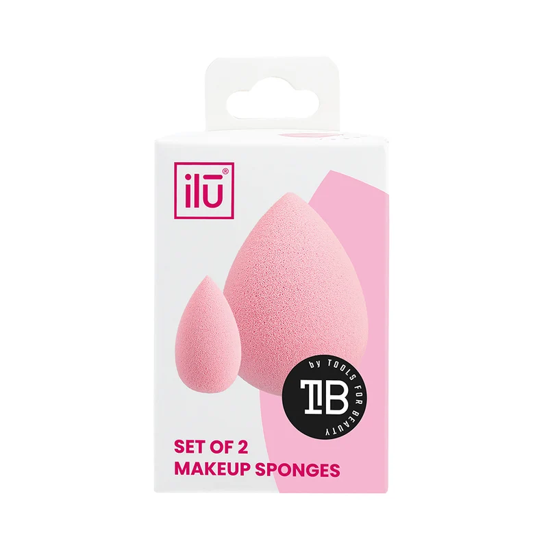 Ilū Make Up Mini And Large Sponges 2pz - set spugnette