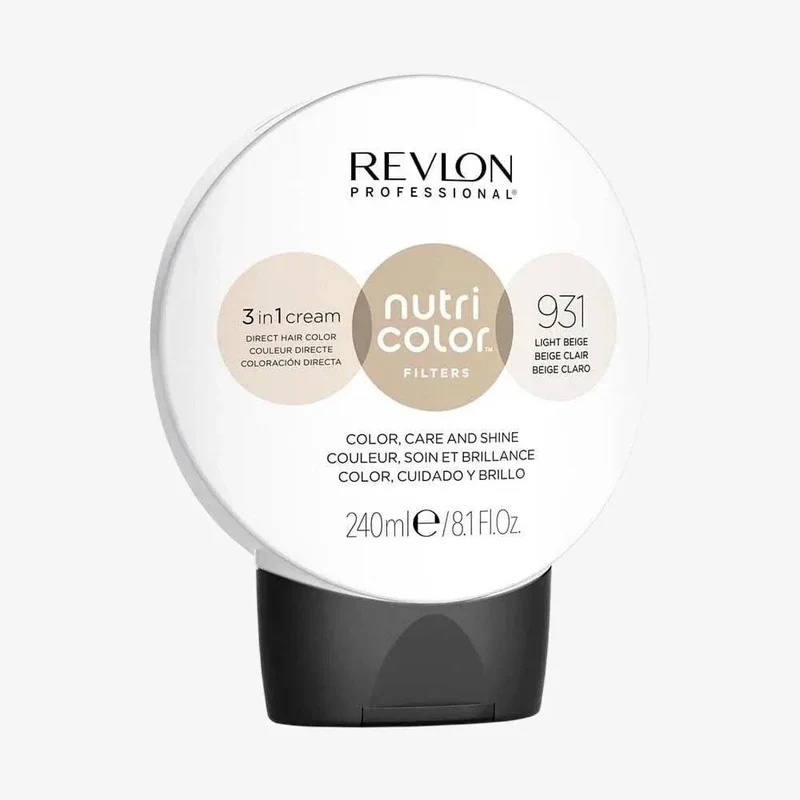 Revlon Nutri Color Filters Beige Chiaro 240ml maschera colorante