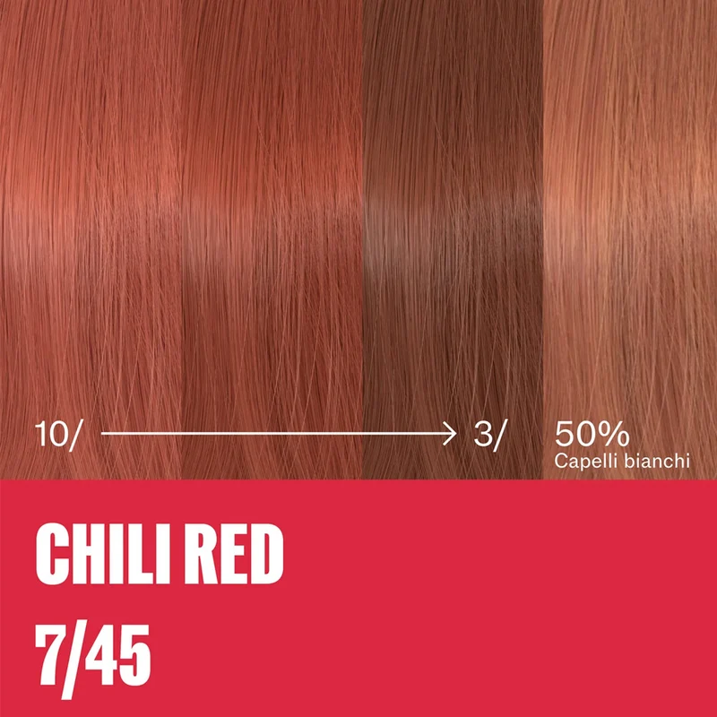 Wella Professionals Supernatural Color Chili Red 7/45 120gr - colore naturale semipermanente