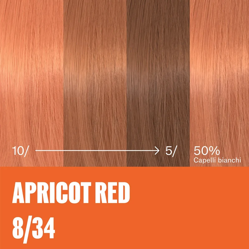 Wella Professionals Supernatural Color Apricot Red 8/34 120gr - colore naturale semipermanente