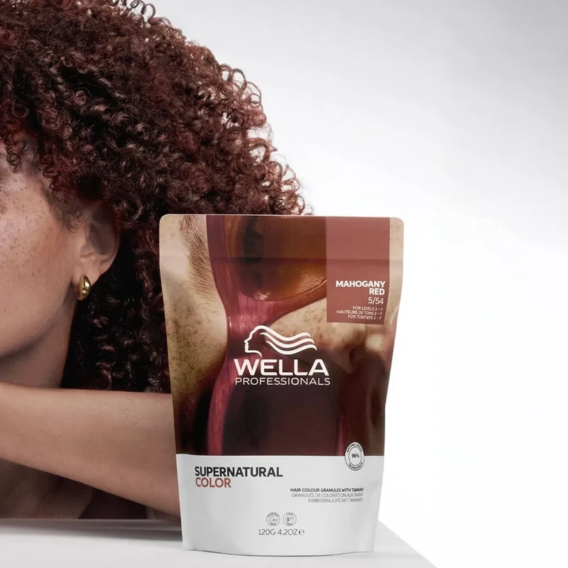 Wella Professionals Supernatural Color Mahogany Red 5/54 120gr - colore naturale semipermanente