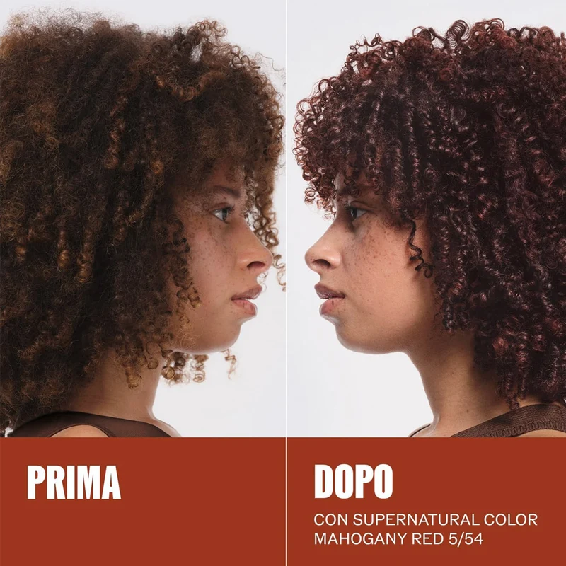 Wella Professionals Supernatural Color Mahogany Red 5/54 120gr - colore naturale semipermanente