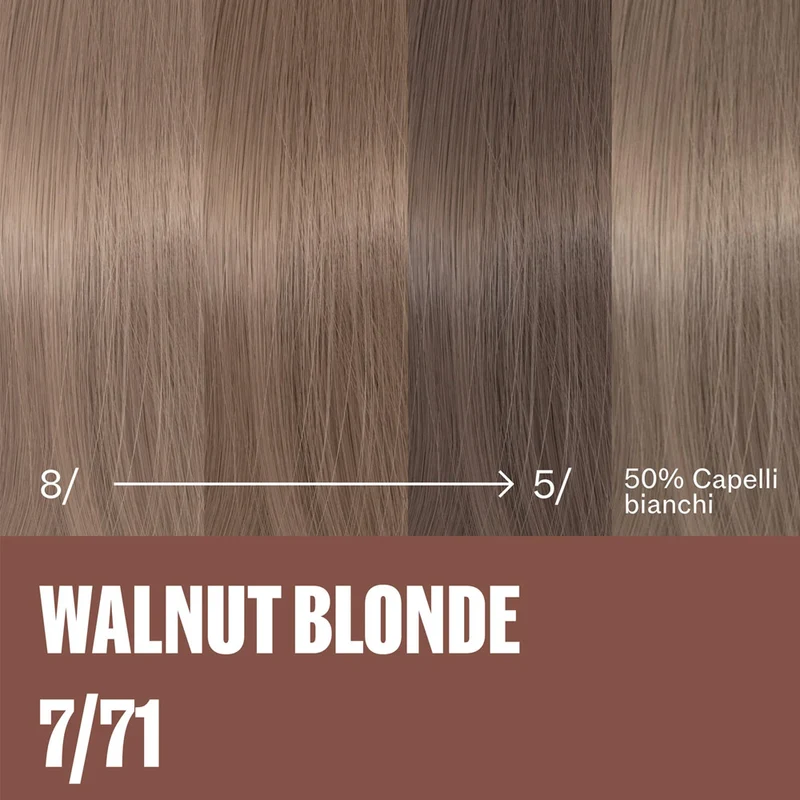 Wella Professionals Supernatural Color Walnut Blonde 7/71 120gr - colore naturale semipermanente