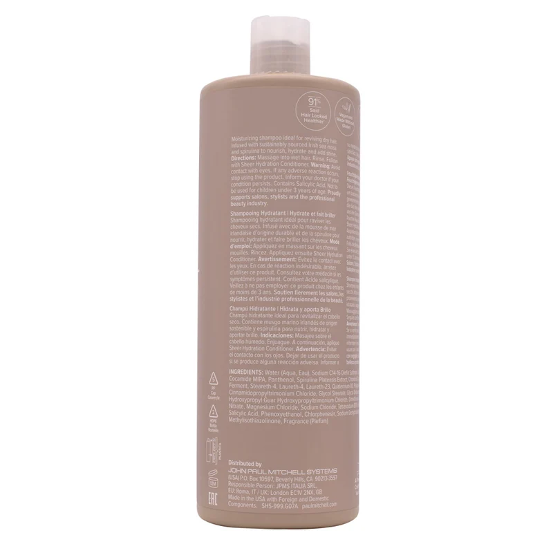 Paul Mitchell Hydrate Sheer Hydration Shampoo 1000ml - shampoo idratante