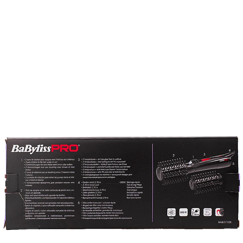 Hair Gallery Resi Come Nuovi Babyliss Pro Spazzola ad Aria Rotante in Ceramica - imaballaggio lievemente danneggiato