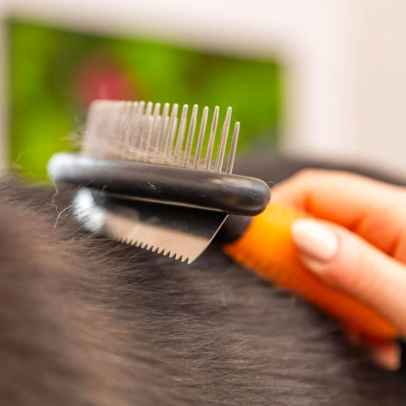 Wahl Pro Pet Double Row Rake - pettine a rastrello
