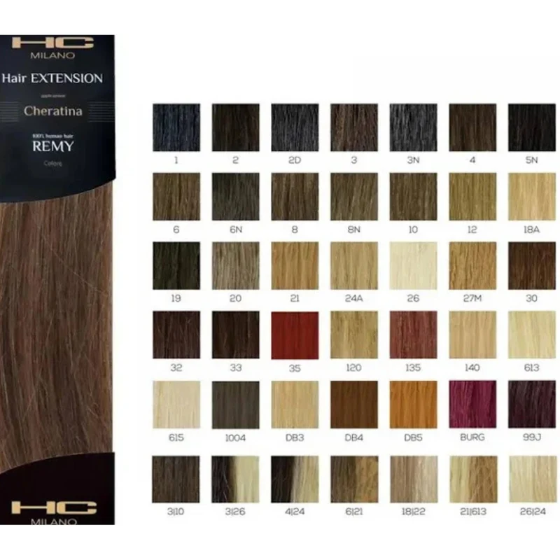 HC MILANO EXTENSION REMY CHERATINA N°2# 20PZ