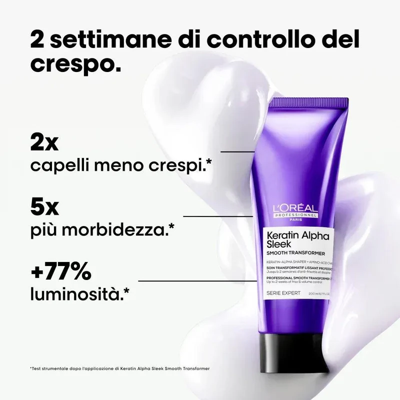 L'Oréal Keratin Alpha Sleek Smooth Transformer Anticrespo 200ml