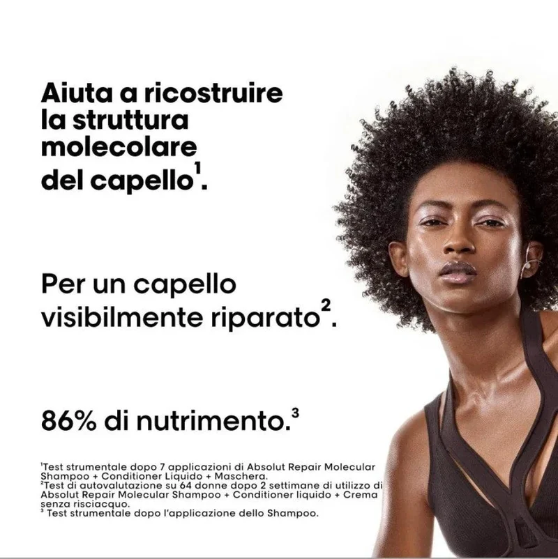 L'Oreal Absolut Repair Molecular Shampoo Capelli Danneggiati