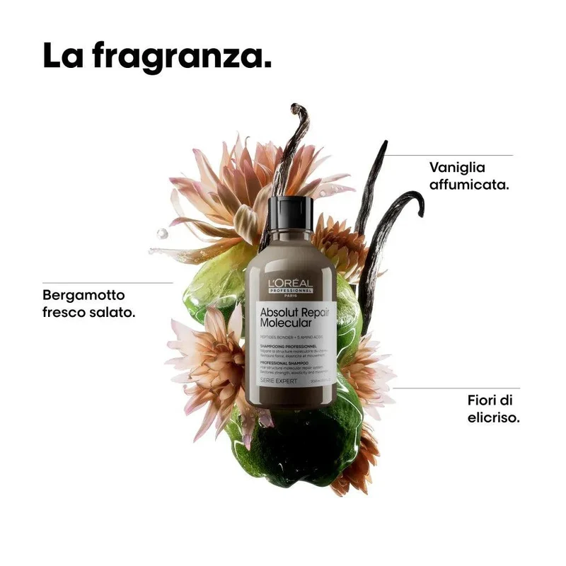 L'Oreal Absolut Repair Molecular Shampoo Capelli Danneggiati
