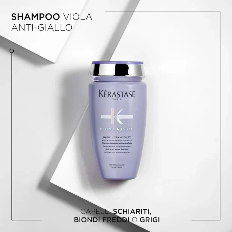 Kérastase Blond Absolu Bain Ultra-Violet Shampoo Antigiallo 250ml