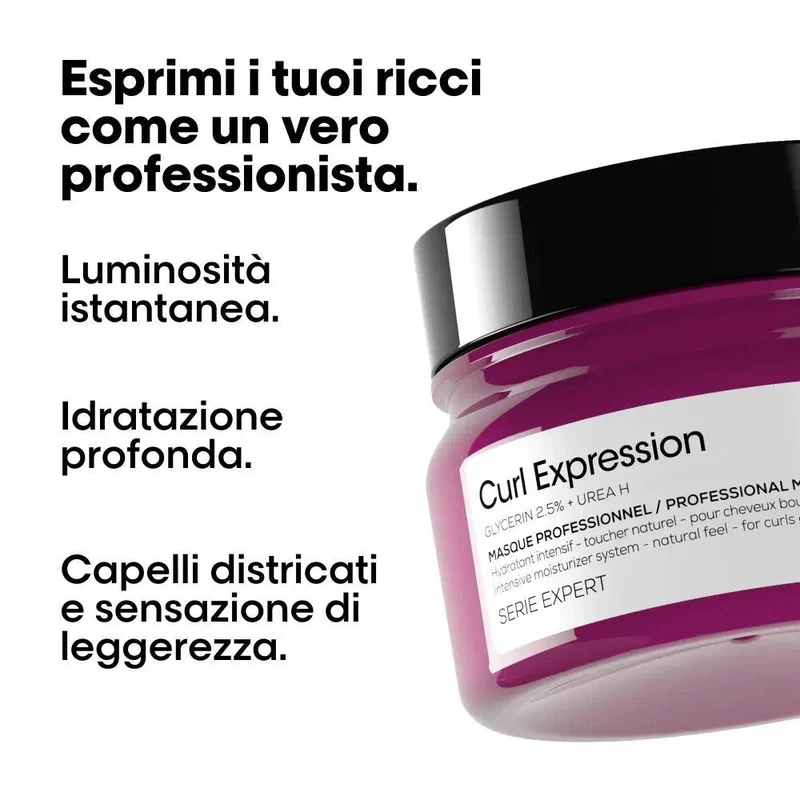 L'Oreal Curl Expression Maschera Idratante Capelli Ricci