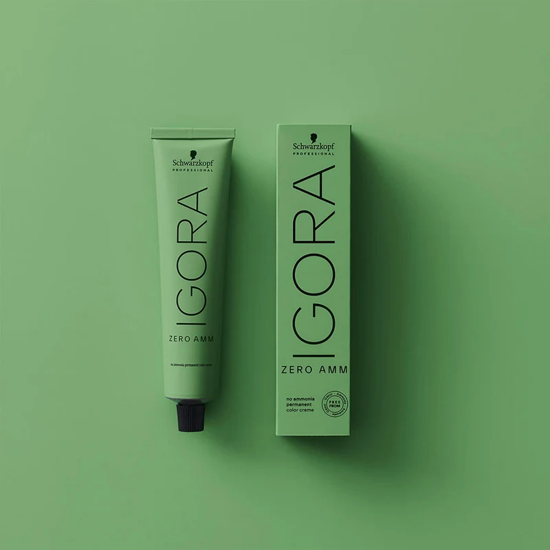 Schwarzkopf Igora Zero Amm 4-13 Castano Medio Cendré Matt 60ml - colorazione permanente senza ammoniaca