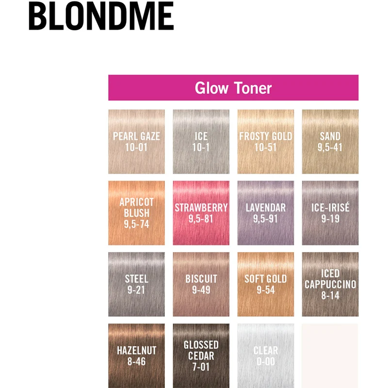 Schwarzkopf Professional BlondMe Glow Toner 9-19 Ice-Irisè 60ml - tonalizzante