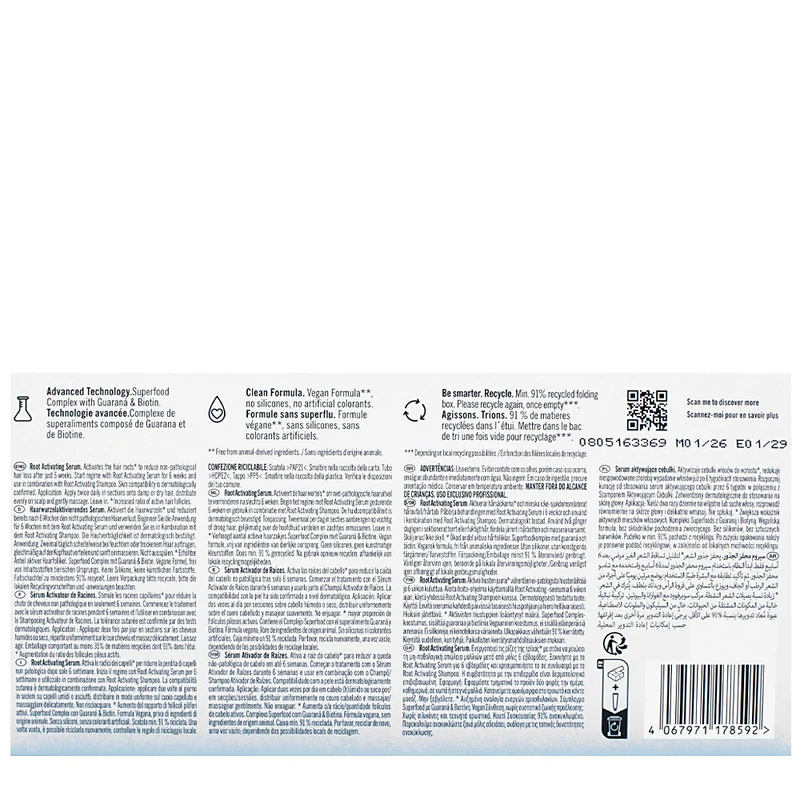 Schwarzkopf Professional BC Bonacure Scalp Care Root Activating Serum 8x7ml - siero anti caduta