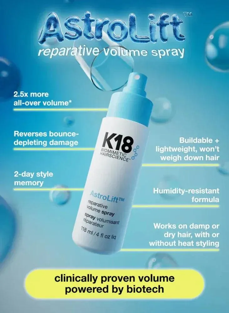 K18 AstroLift Volume Spray - Spray Volumizzante Riparatore