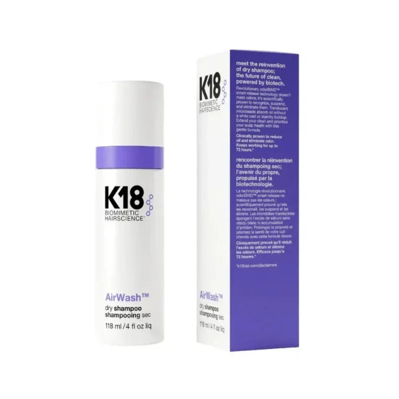 K18 AirWash Dry Shampoo 118 ml - Shampoo Secco Senza Aerosol