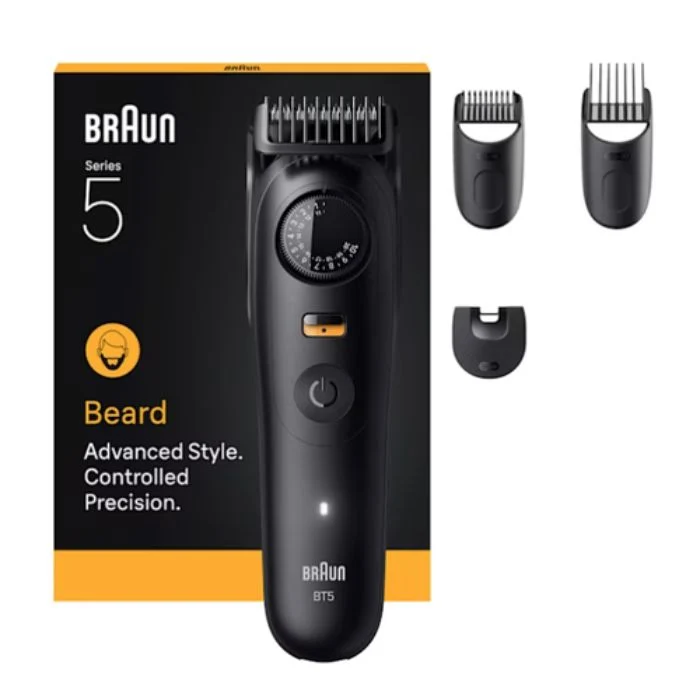 Braun BeardTrimmer 9 BT5520 regolabarba Batteria Bagnato e Secco Nero