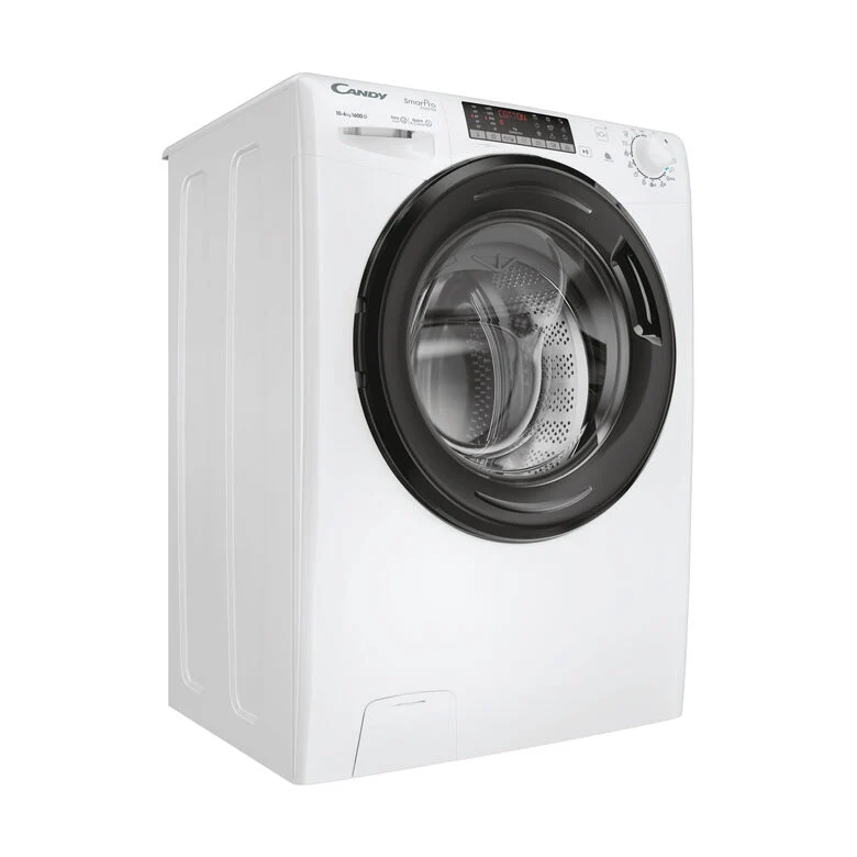 Candy CSOW61066TWMB6-S Lavasciuga A Libera Installazione 10 Kg, 1600 Giri, Smart Pro Inverter, Wi-Fi + Bluetooth, Snap&Wash, Classe D, Bianco