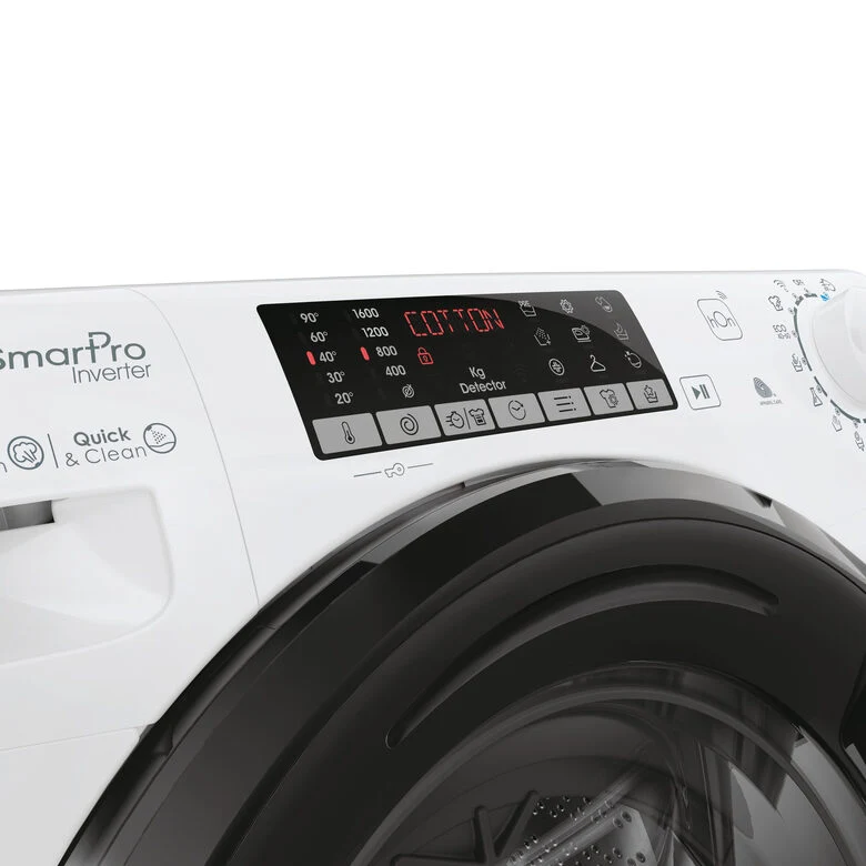 Candy CSOW61066TWMB6-S Lavasciuga A Libera Installazione 10 Kg, 1600 Giri, Smart Pro Inverter, Wi-Fi + Bluetooth, Snap&Wash, Classe D, Bianco