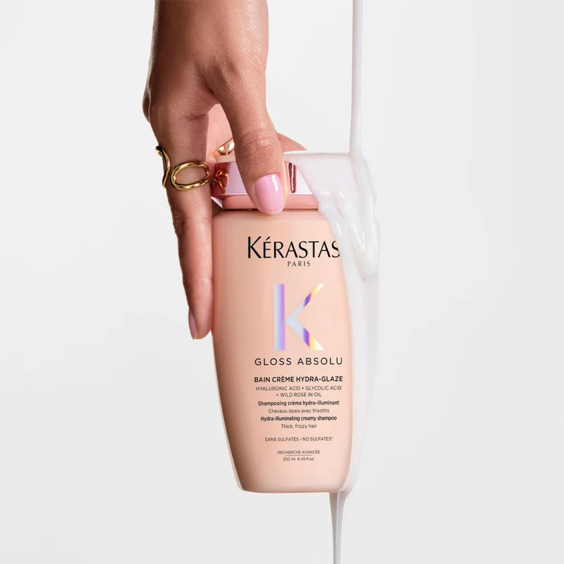 Kerastase Gloss Absolu Bain Creme Hydra Glaze 80ml - shampoo illuminante capelli spessi