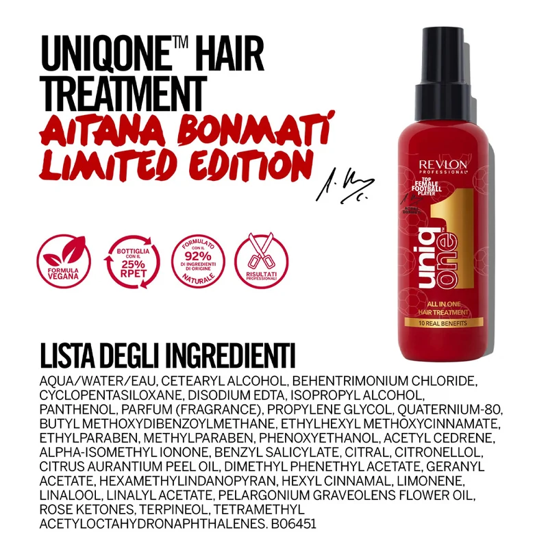 Revlon Uniqone All In One Treatment Aitana Monatì Limited Edition 150ml - trattamento senza risciacquo