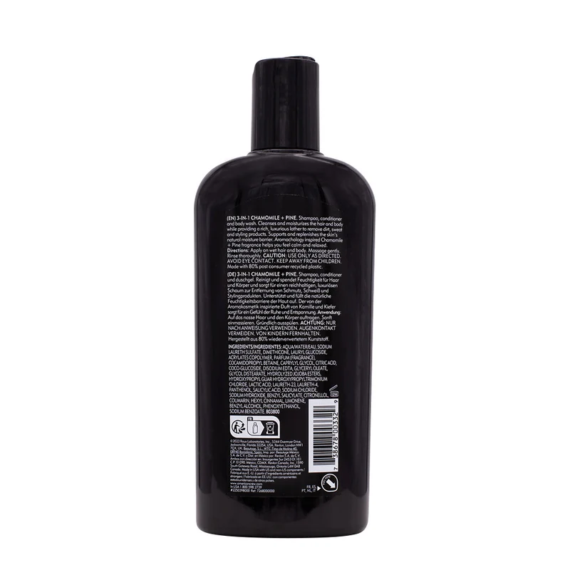 American Crew 3-in-1 Chamomile+Pine 450ml - shampoo, balsamo e bagnodoccia