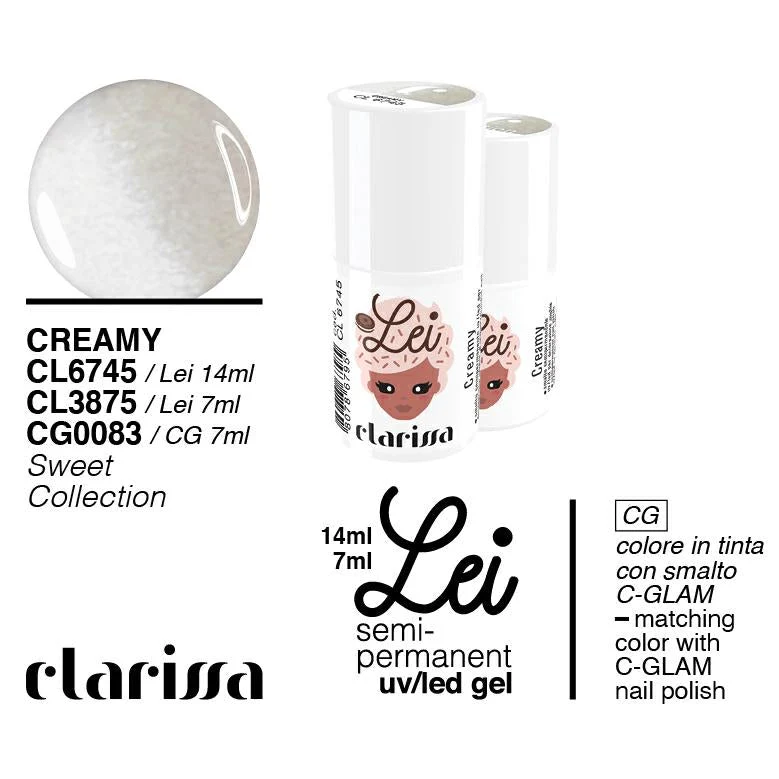 CLARISSA SMALTO SEMIPERMANENTE LEI CREAMY 7ML LEI 3875