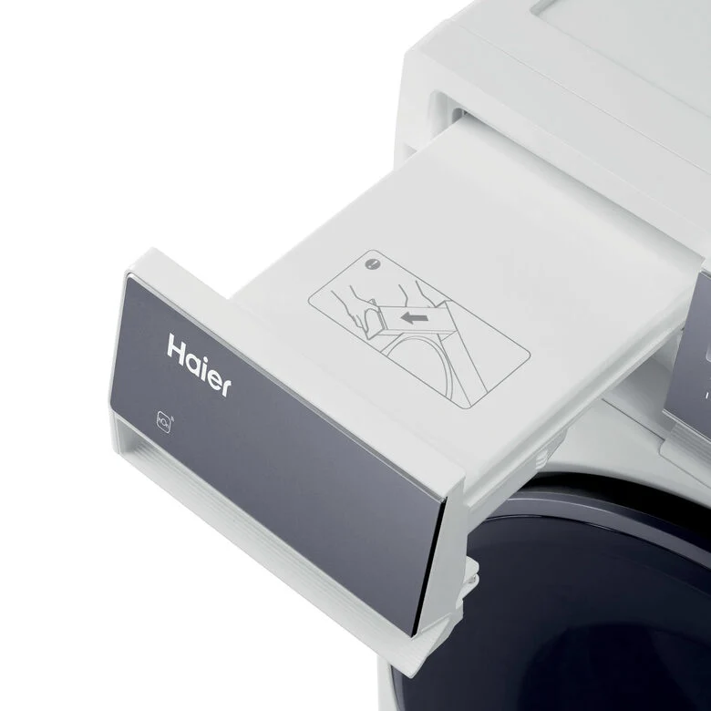 Haier HD90-A367U1-IT X Serie 7 Asciugatrice A Libera Installazione 9 Kg, AI PowerInverter, I-Refresh, Wi-Fi, Smart AI, Classe A, Bianco