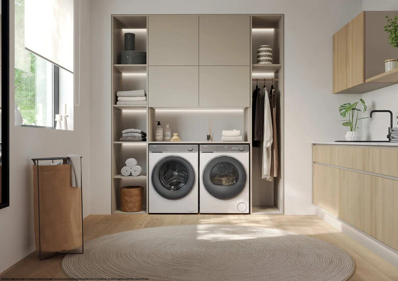 Haier HD90-A367U1-IT X Serie 7 Asciugatrice A Libera Installazione 9 Kg, AI PowerInverter, I-Refresh, Wi-Fi, Smart AI, Classe A, Bianco