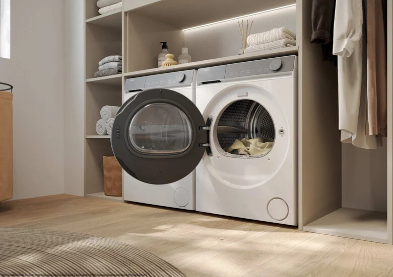 Haier HD90-A367U1-IT X Serie 7 Asciugatrice A Libera Installazione 9 Kg, AI PowerInverter, I-Refresh, Wi-Fi, Smart AI, Classe A, Bianco