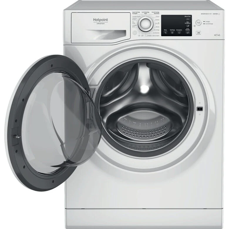 Hotpoint Ariston NDBR 984469 WA IT Lavasciuga A Libera Installazione 9/6 Kg, 1400 Giri, Classe C, Bianco