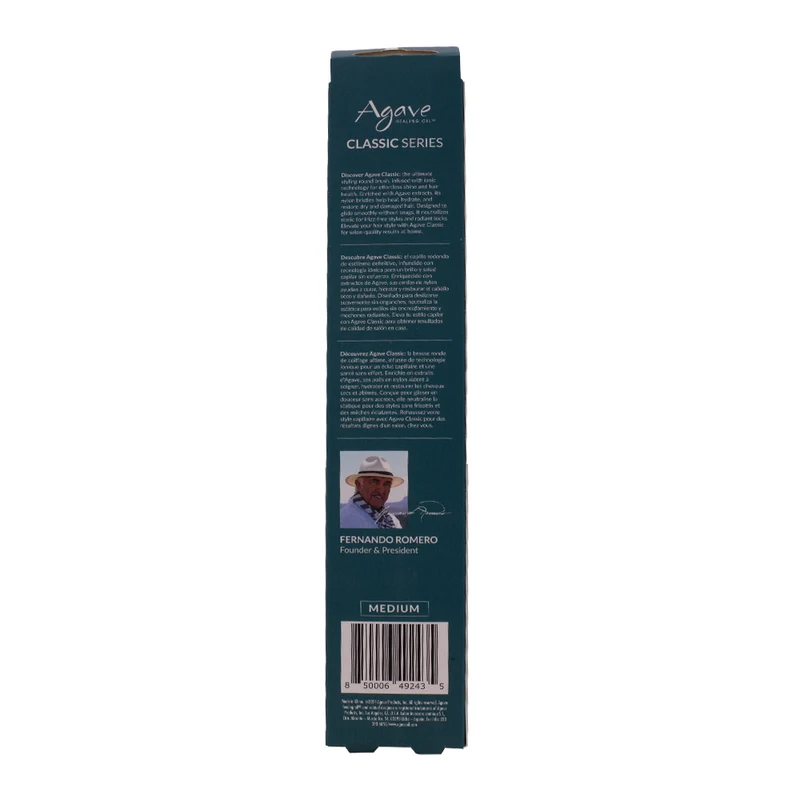 Agave Healing Oil Classic Round Brush Medium - spazzola