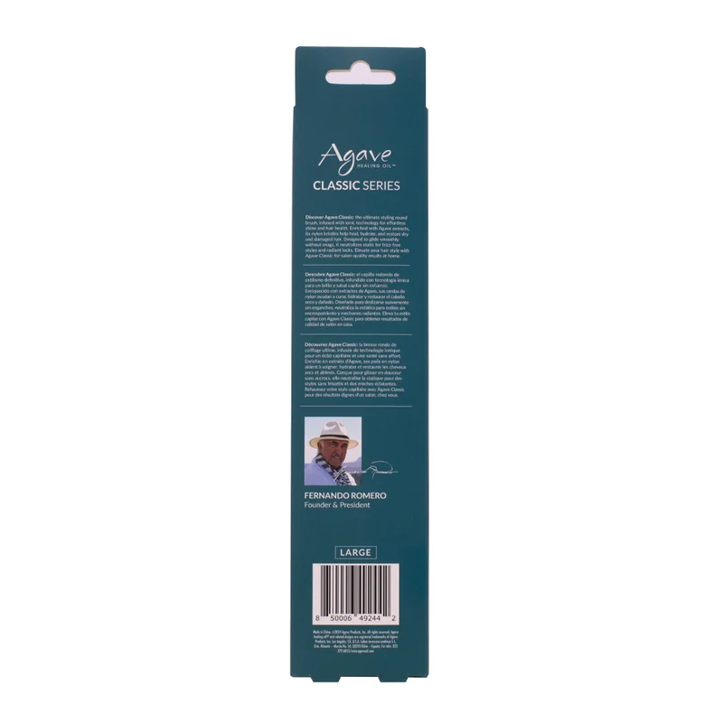Agave Healing Oil Classic Round Brush Large - spazzola